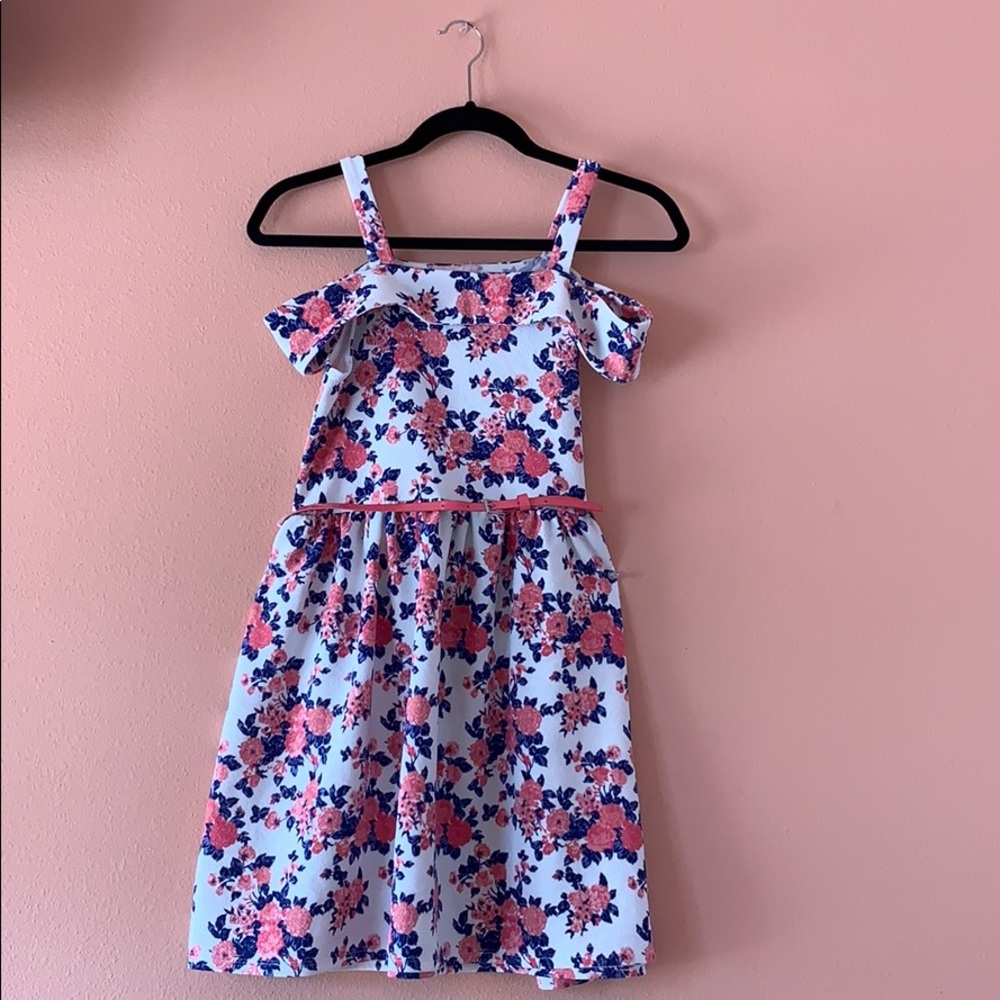 Off the shoulder floral dress